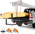 Truck Bed Extender Hitch Mount 2-in-1 Foldable Kayak Hitch Extender