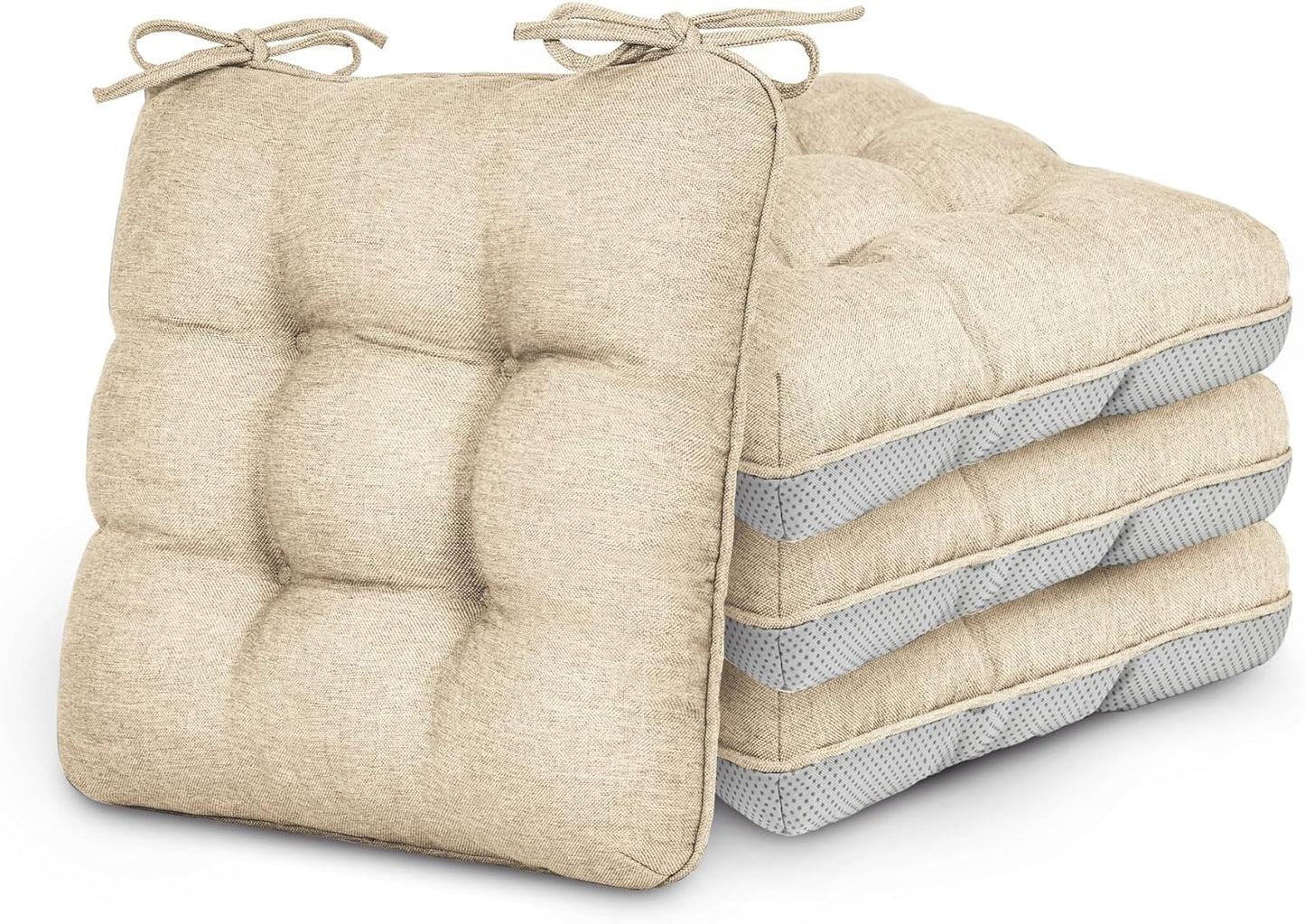 Love's Cabin Memory Foam Chair Cushions for Indoor and Outdoor