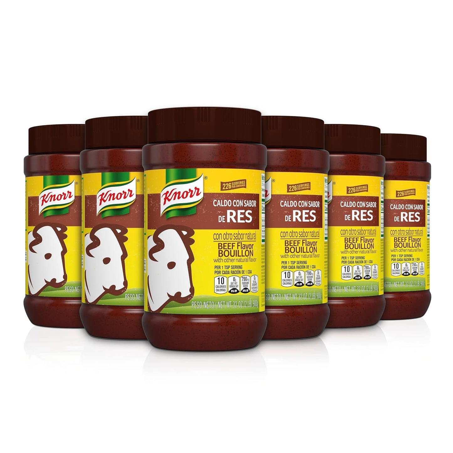 Knorr Granulated Beef Bouillon 2.0 Lb Pack Of 6 for Flavor Boost