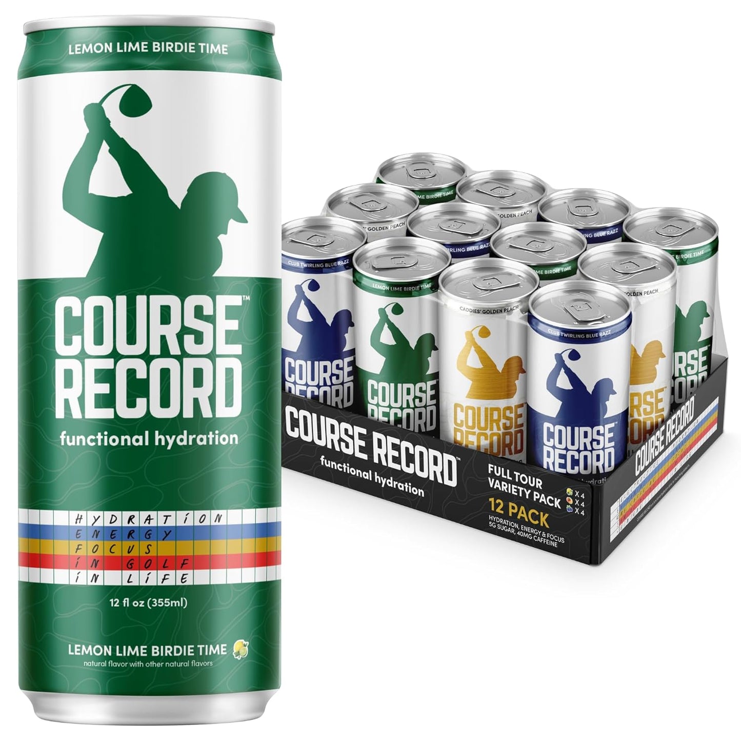 Functional Hydration Drink for Golfers - COURSE RECORD Variety Pack