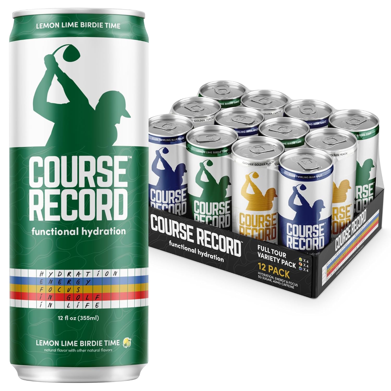 Functional Hydration Drink for Golfers - COURSE RECORD Variety Pack