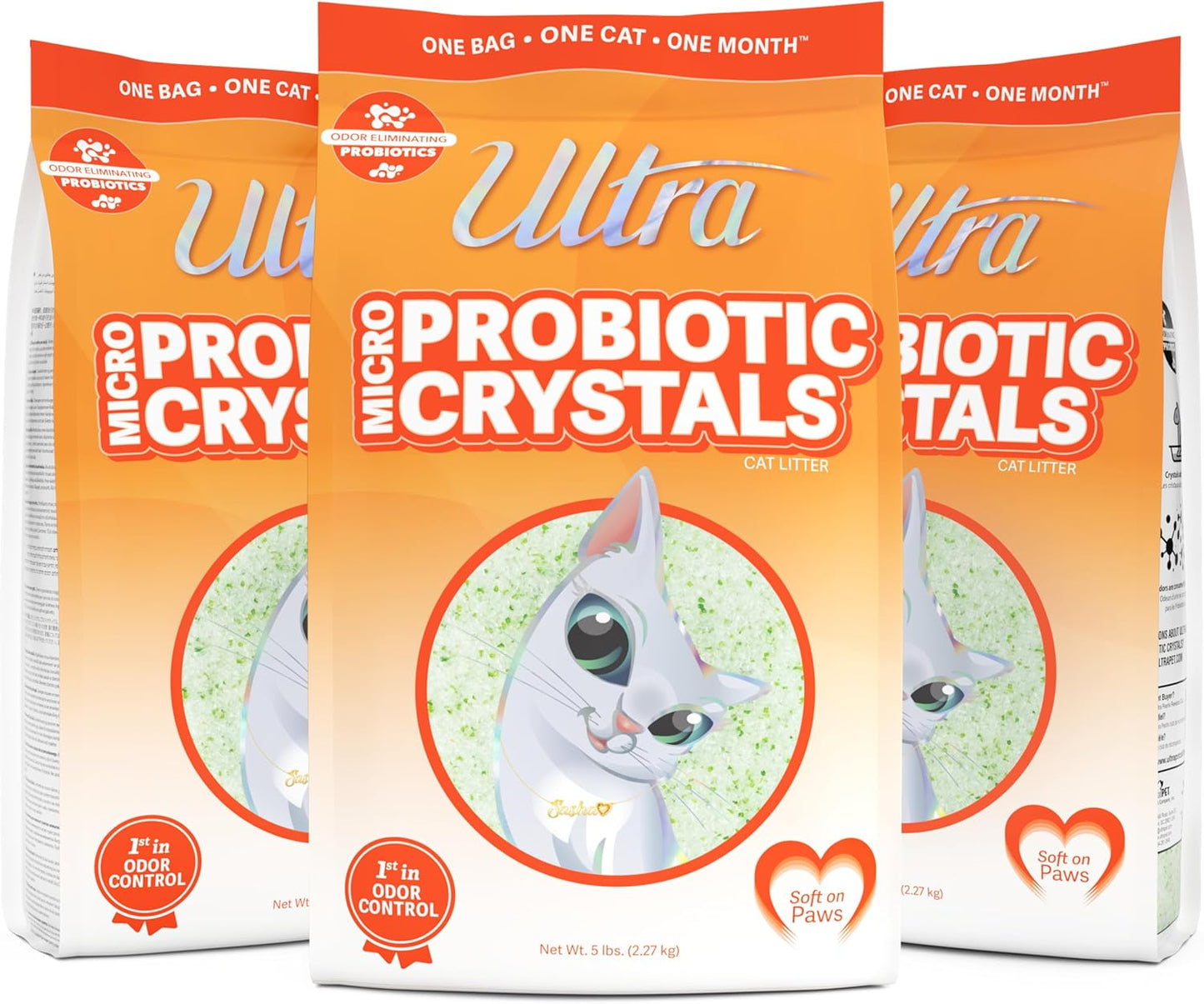 New Ultra Probiotic Micro Crystals Cat Litter - 99.9% Dust Free
