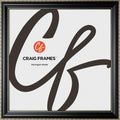 Craig Frames Victoria 12x12 Picture Frame - Ornate Black and Gold