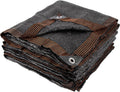 50% 20 x 48 ft Black Shade Cloth - Durable Outdoor Sun Shade