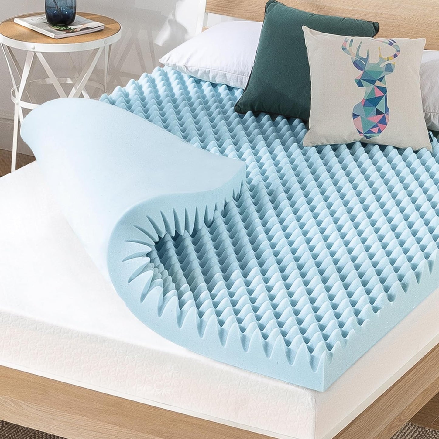 Best Price Mattress 4 Inch Egg Crate Memory Foam Topper Review