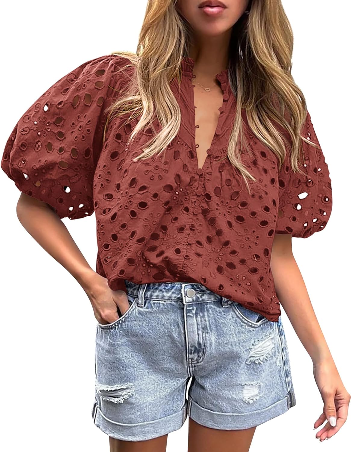 PRETTYGARDEN Women's Summer Tops for Dressy Casual Style