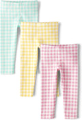 Baby-Girls and Toddler Leggings 3-Pack - Everyday Stretchy Basics