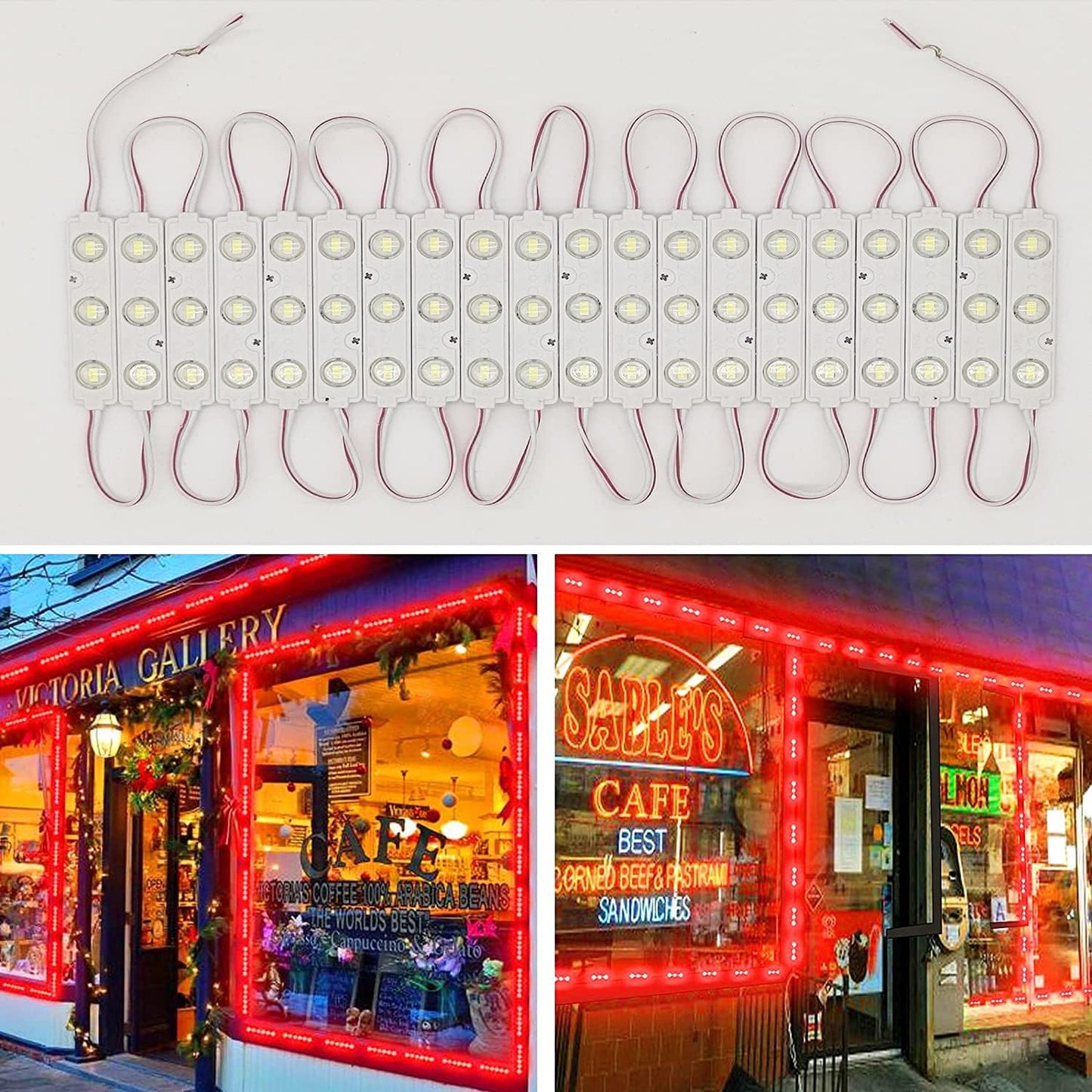 LED Module 100pcs 49.8 Ft Red Light for Decorative Lighting