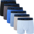 BAMBOO COOL Boys' Underwear Moisture-Wicking Boxer Briefs - Soft Shoes