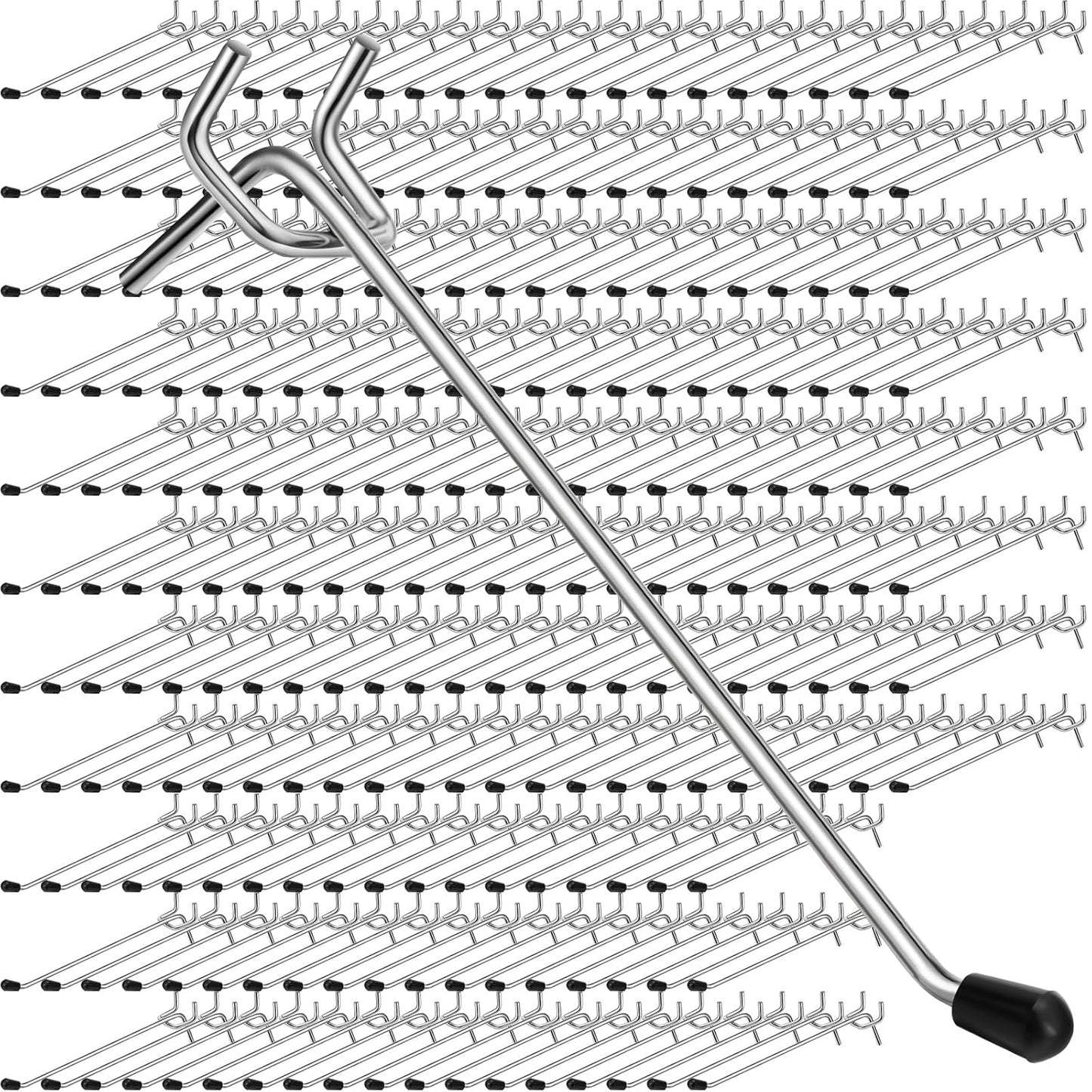 Tatuo 200 Pcs Pegboard Hooks for Tool Organization and Display