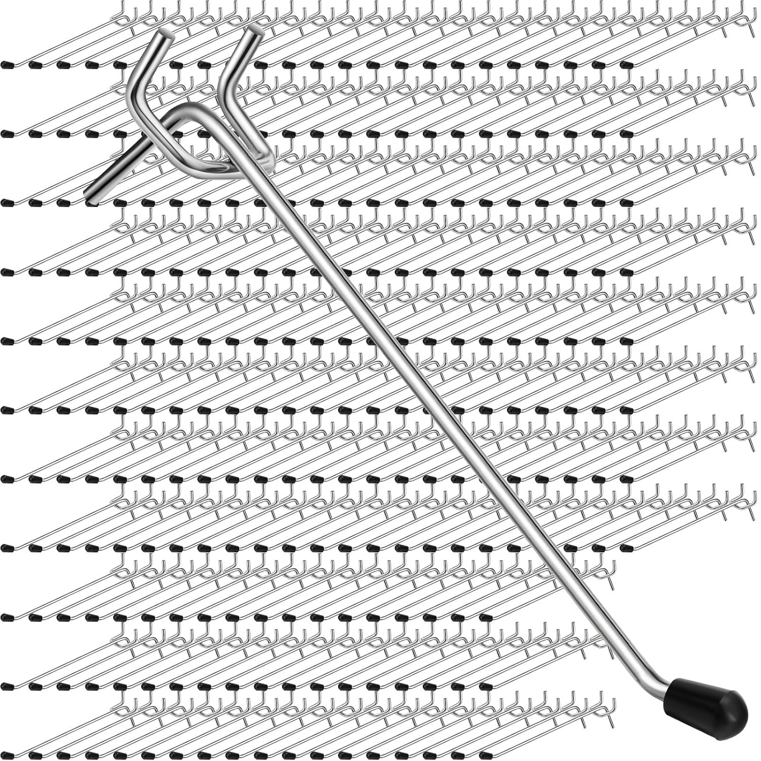 Tatuo 200 Pcs Pegboard Hooks for Tool Organization and Display