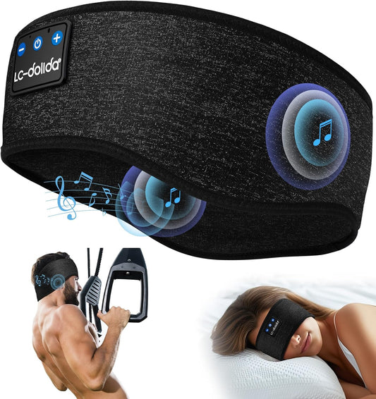 LC-dolida Bluetooth Headband: Ultra-Thin HD Sound