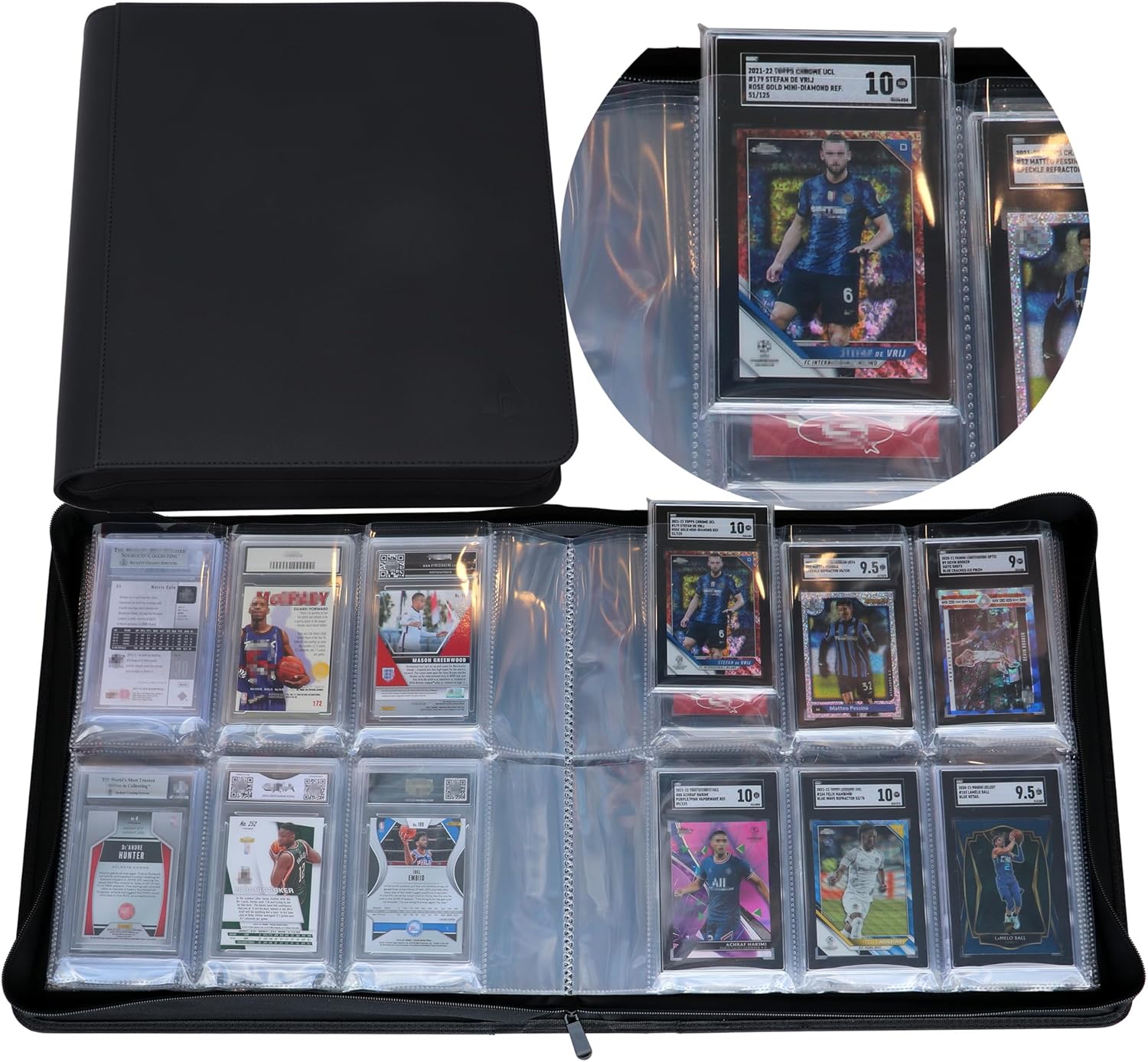 Rayvol Slab Binder for 60 Graded Cards - Premium Storage Solution