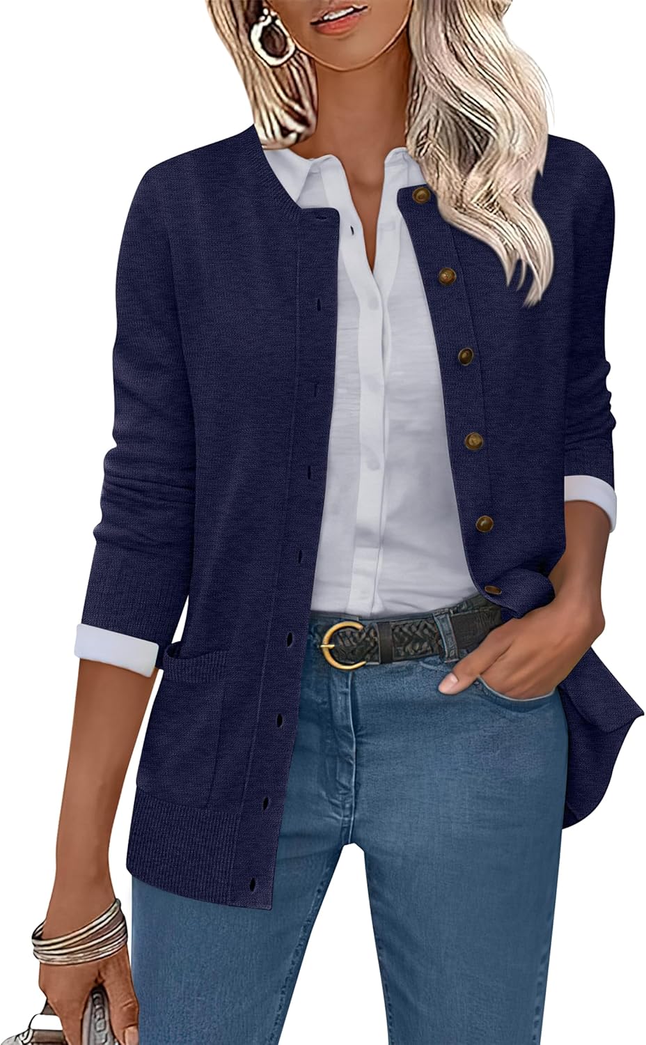 ANRABESS Women's Cardigans for Fall: Stylish and Versatile Wear