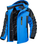 Men's Winter Ski Jacket Waterproof Snow Coat - Warm Fleece Parka Shoes