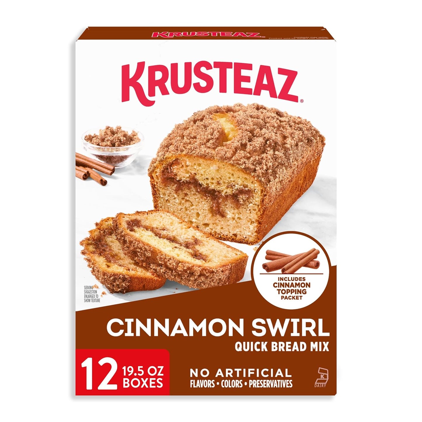 Krusteaz Cinnamon Swirl Quick Bread Mix for Delicious Treats