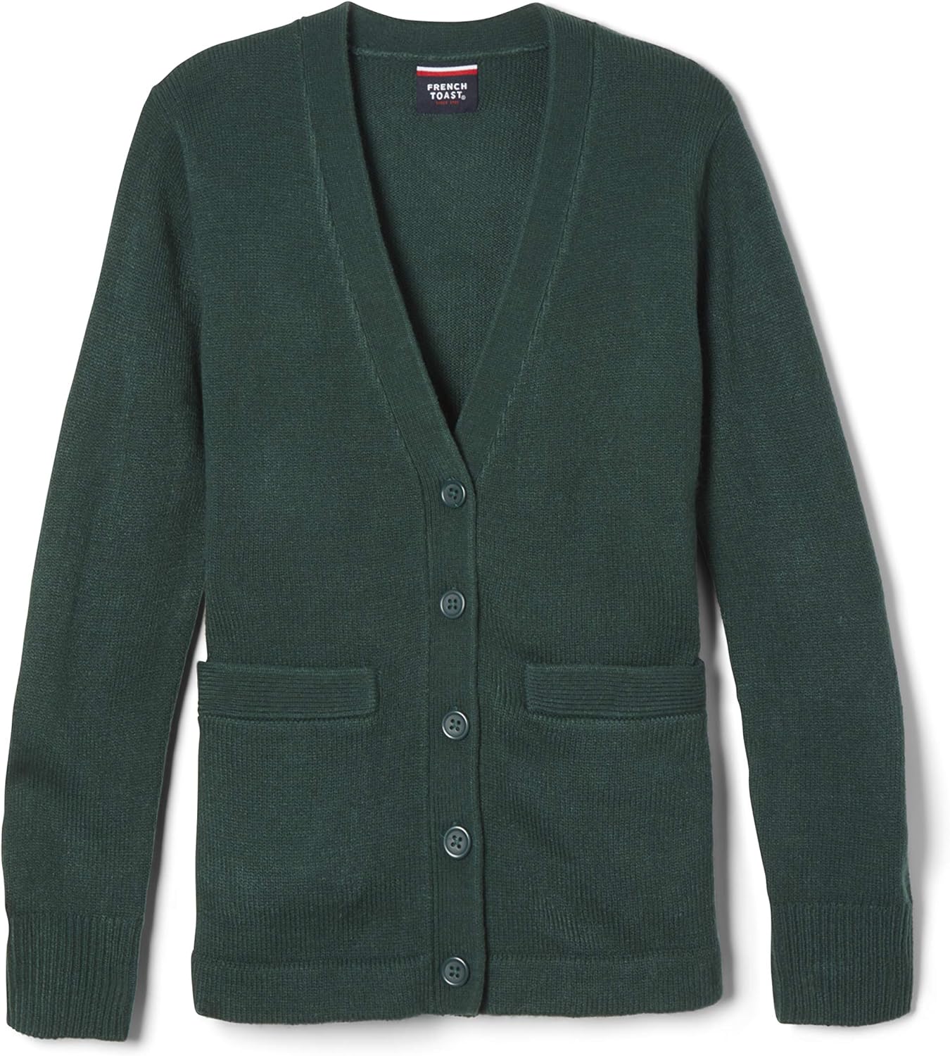 French Toast Boys' V-Neck Anti-Pill Cardigan for School Wear
