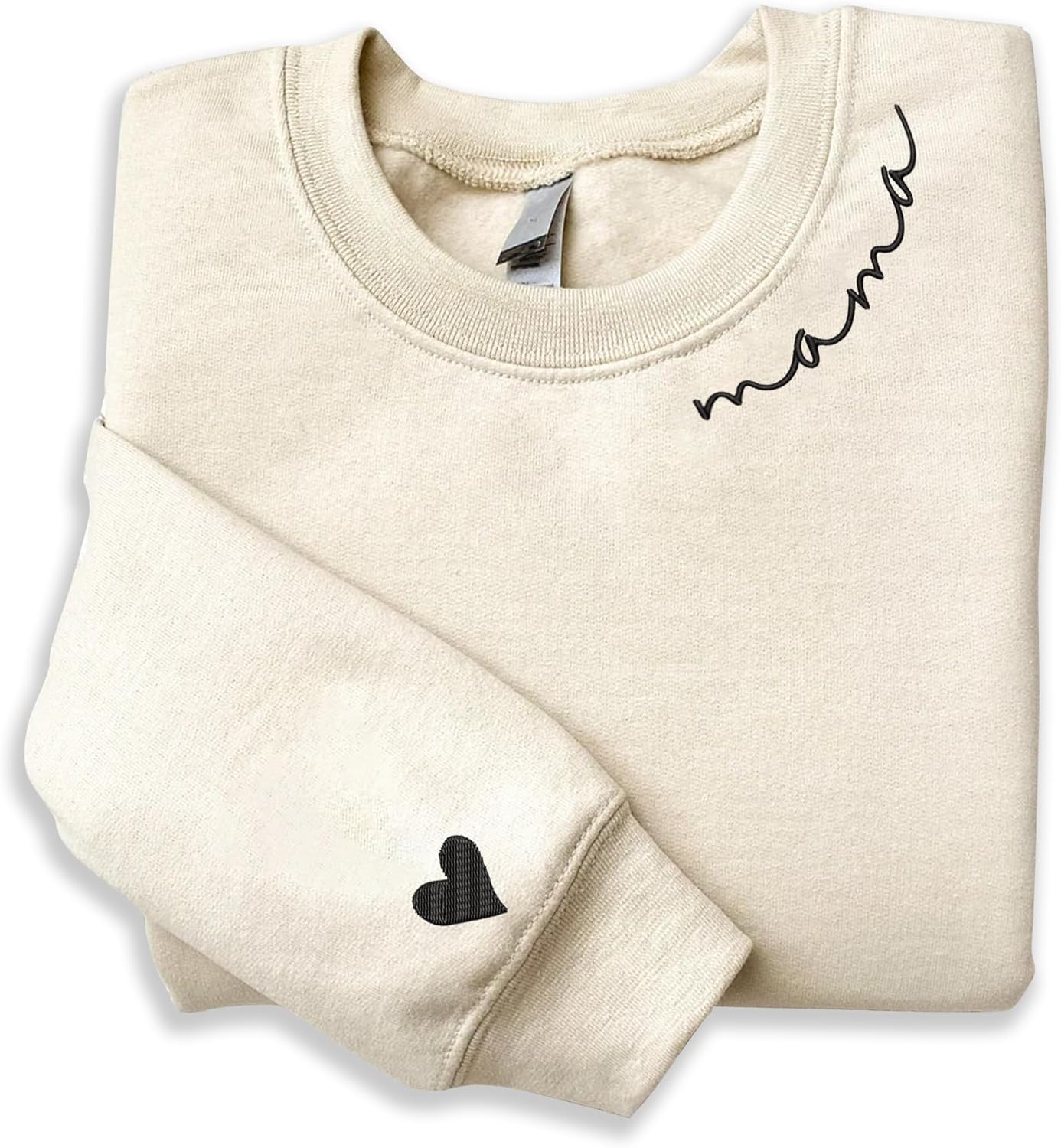 Embroidered Mama Sweatshirt - Perfect New Mom Gift!