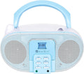 Portable CD Player Boombox Macarons Series - Kid Friendly Portable CD