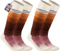 Merino Wool Ski Socks Over-the-Calf Lightweight Targeted Cushion