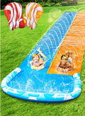 22.5ft Water Slide with 2 Bodyboards - Backyard Summer Fun