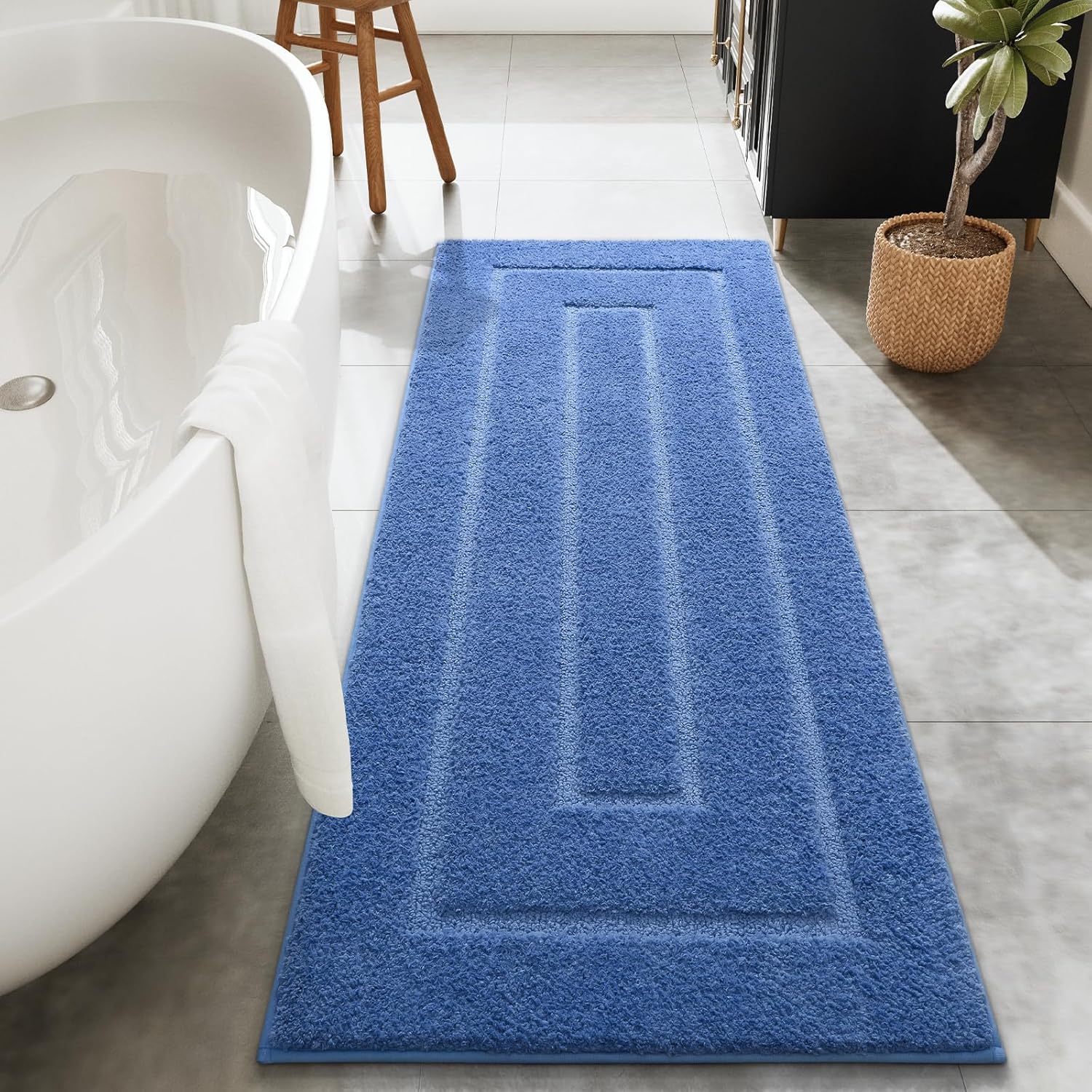 HOMORE Bathroom Runner Rug 24x60 Inch Soft Absorbent Non Slip