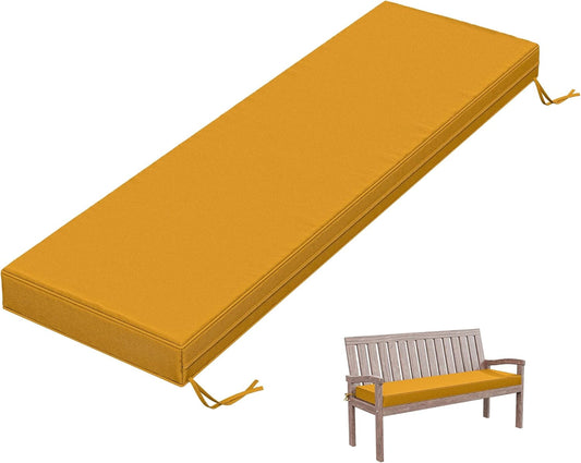 Outdoor Bench Cushion 60 X 18 X 3.5 Inch Waterproof for Comfort