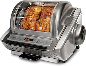 Ronco EZ-Store Rotisserie Oven for Perfectly Roasted Meals