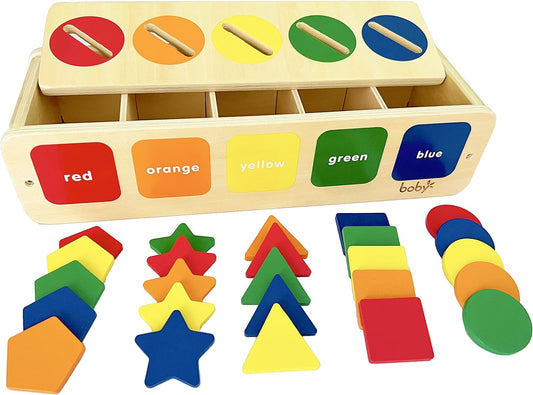 Montessori Color Sorting Box - Baby/Toddler Learning Fun!