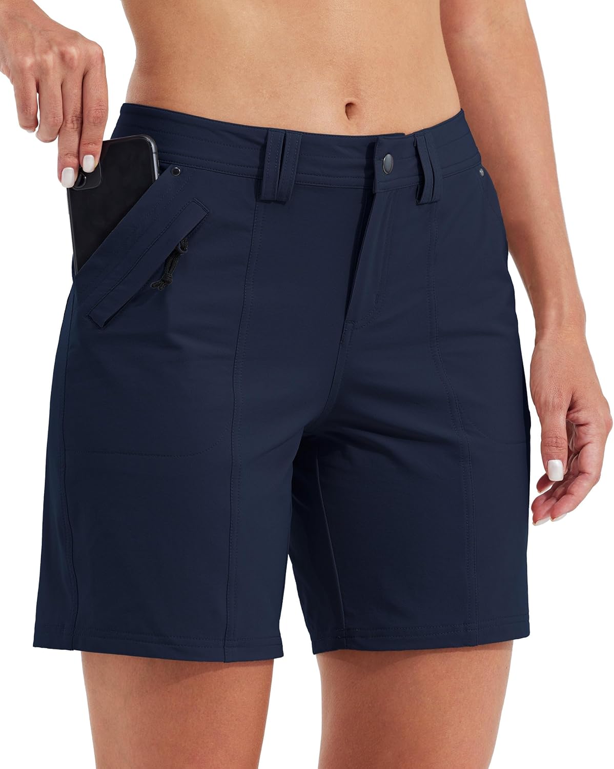Willit Women's Golf Hiking Shorts 7in Quick Dry Athletic Shorts