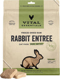 Freeze Dried Raw Rabbit Cat Food Mini Patties - High Protein Nutrition