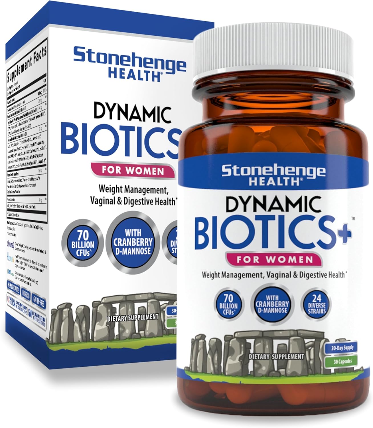Probiotics 70 Billion CFU + 24 Strains for Women's Health