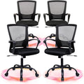 CLATINA Ergonomic Office Chair - Lumbar Support & Swivel Design