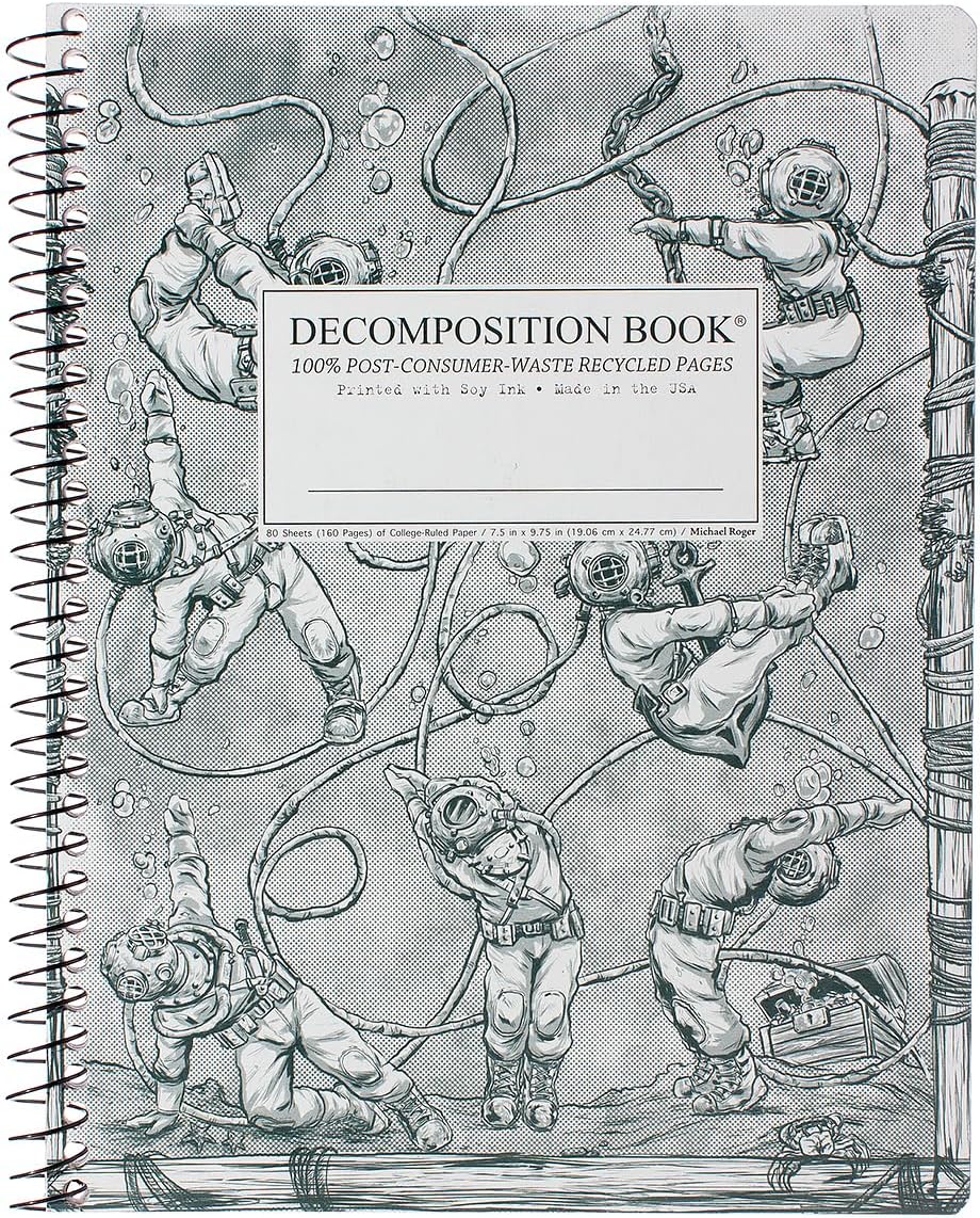 College Ruled Spiral Notebook - Deep Stretch - 100% Recycled Paper