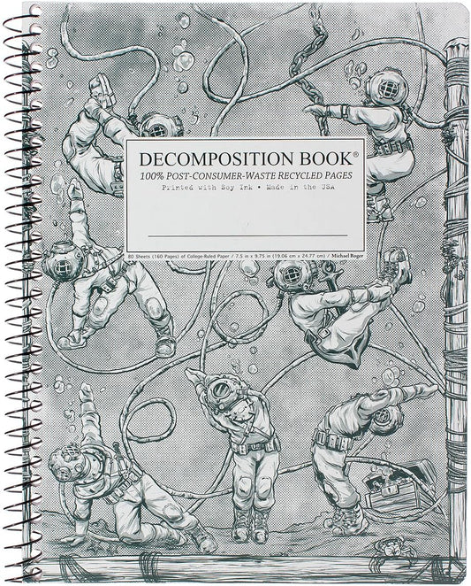 College Ruled Spiral Notebook - Deep Stretch - 100% Recycled Paper