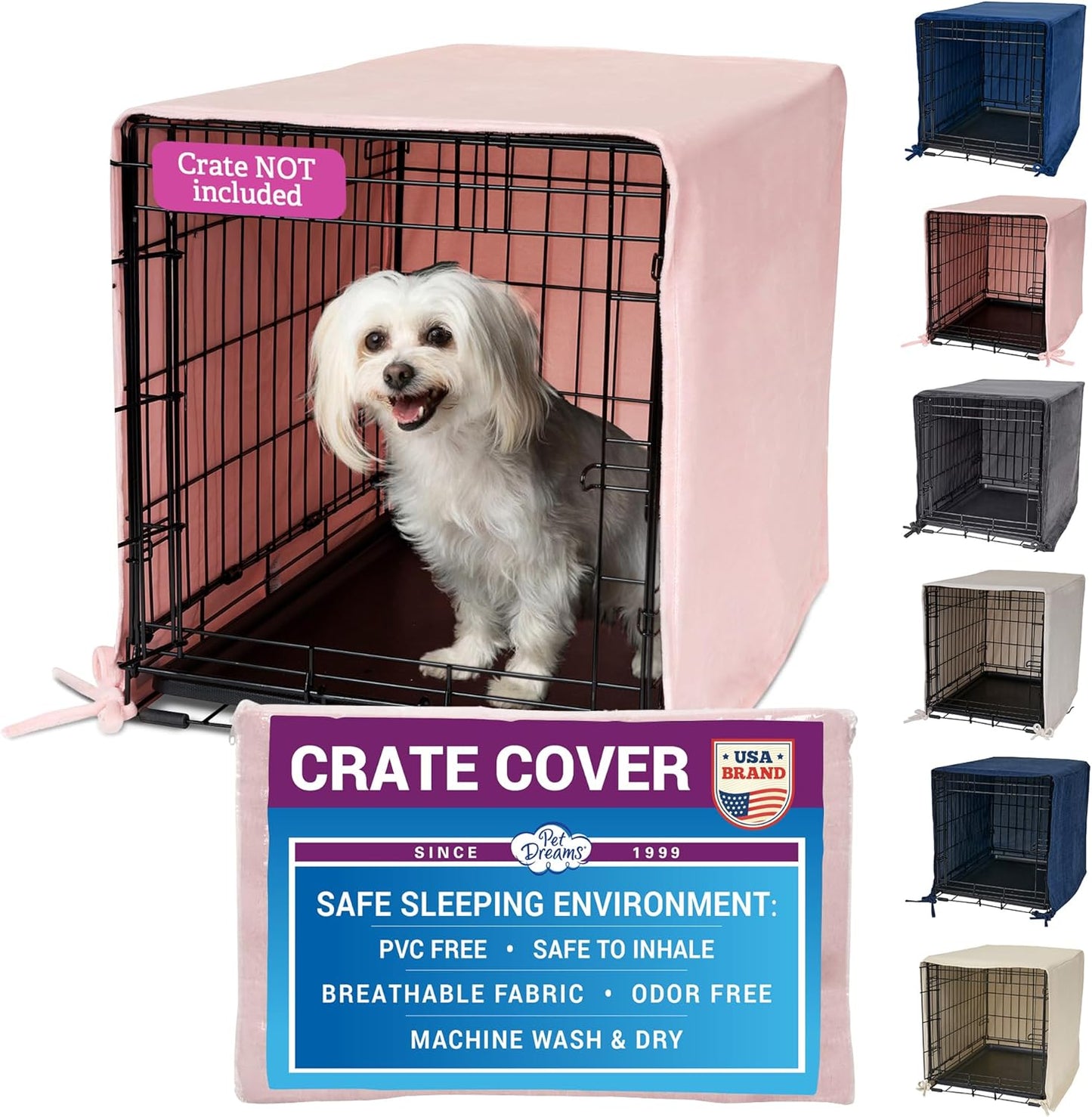 Breathable Dog Crate Cover for iCrate Cages - Pet Dreams