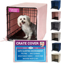 Pet Dreams Dog Crate Cover Breathable Kennel Topper - Medium 30in