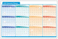 2026 Quarterly Planner 2-Sided 36 in x 24 in - Wall Calendar
