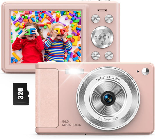 WONNIE 56MP Digital Camera Kit - Perfect Gift for Teens 