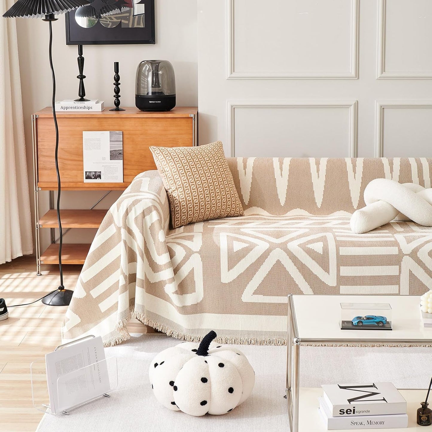 HANDONTIME Sofa Covers for Sectional Sofa Set in Khaki