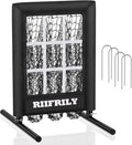 Portable Heavy-Duty 9 Hole Pitching Net - Adjustable Height Practice