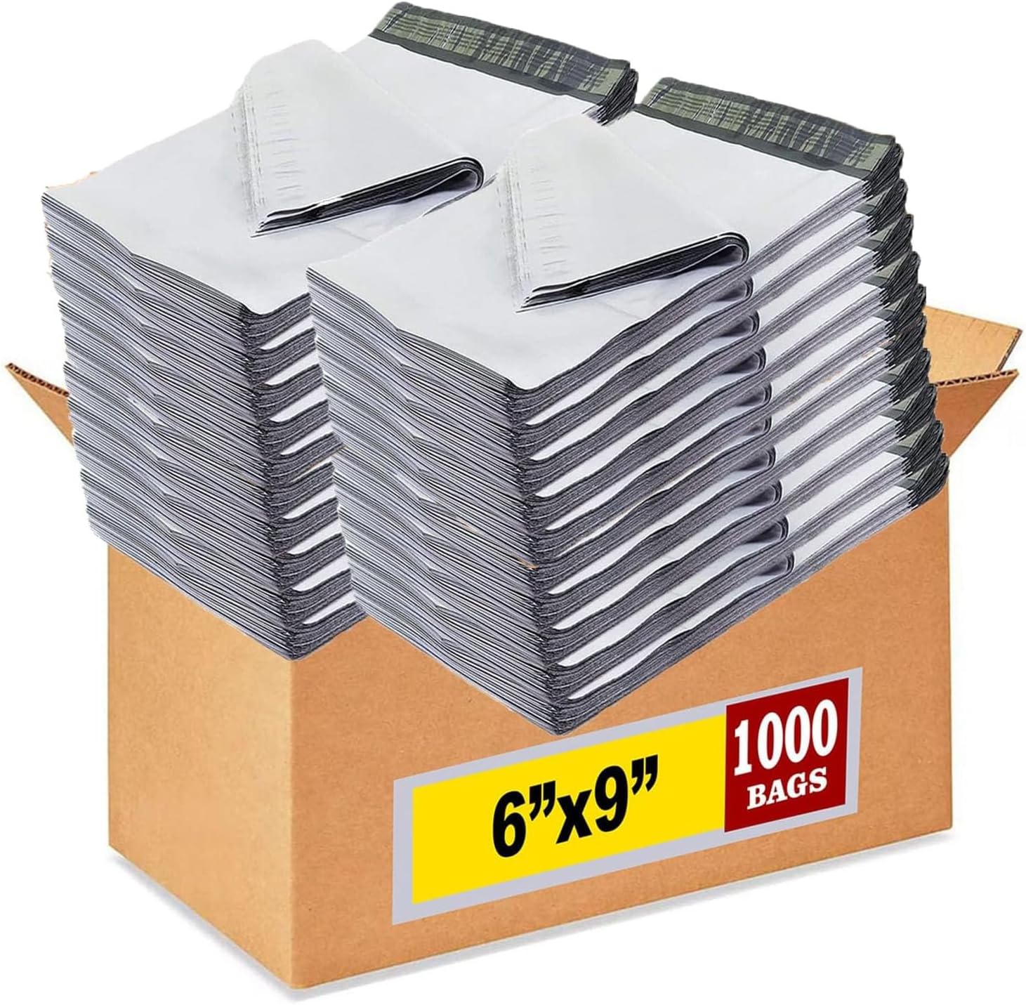 iMBAPrice 2000 Premium Matte Finish Poly Mailers for Shipping