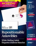 Avery Repositionable Mailing Label 2in x 4in - Reliable, Reusable