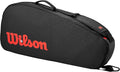 Wilson Clash V3 Super Tour Tennis Racket Bag - Black/Infrared