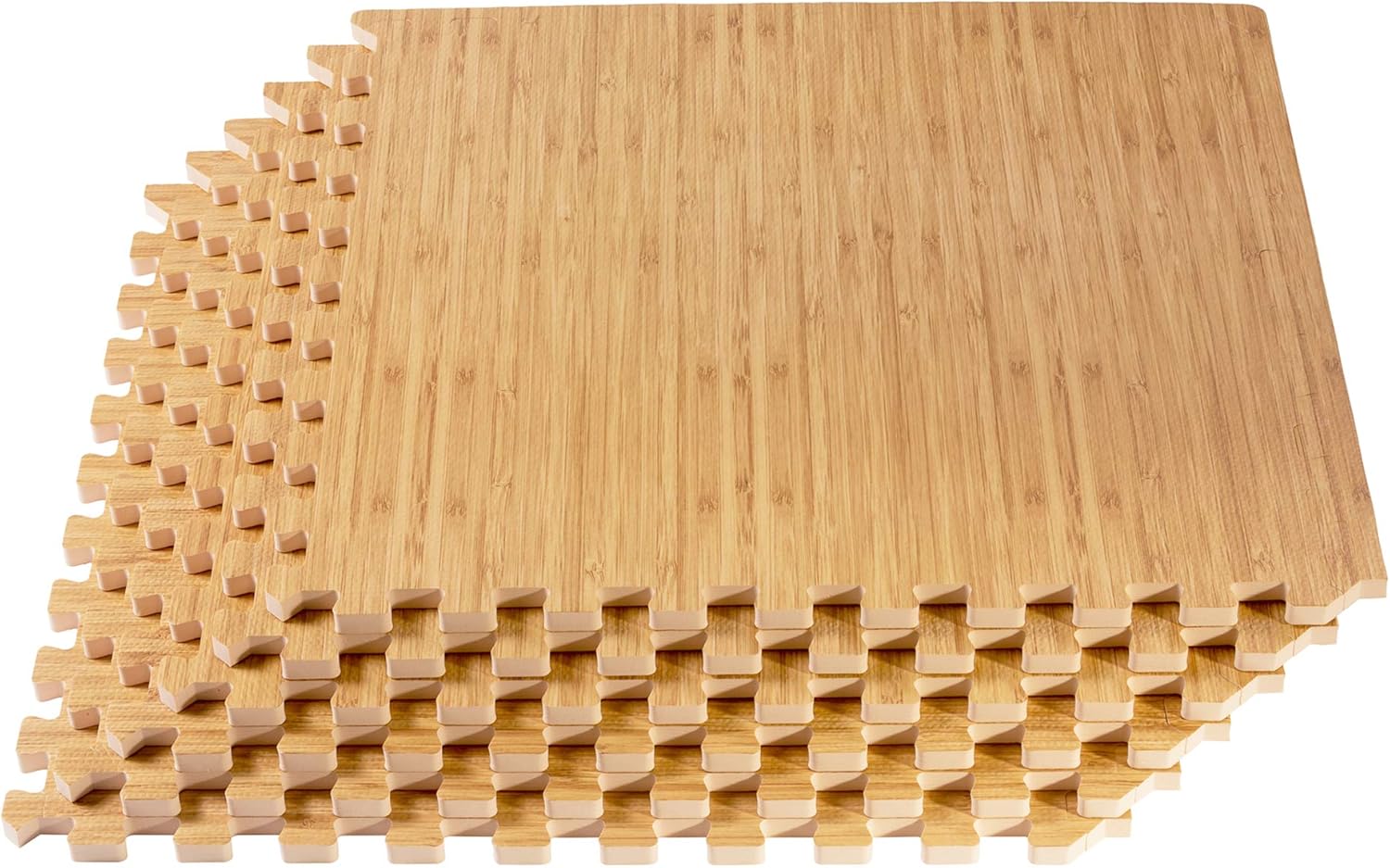 Forest Floor Printed Foam Tiles for Stylish Anti-Fatigue Flooring