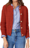 PRETTYGARDEN Women's Knit Cardigan Sweater - Casual Button Front