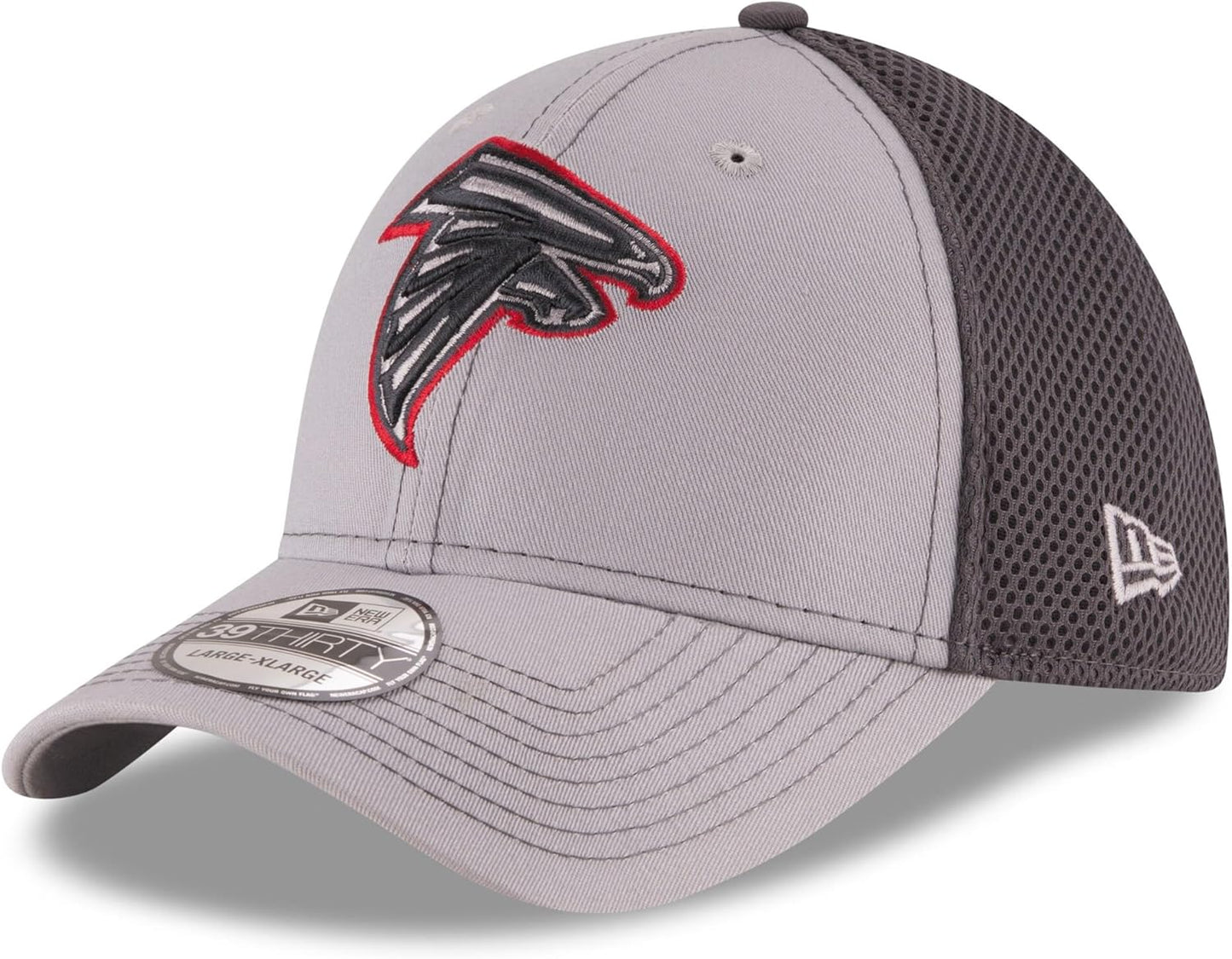NFL 39THIRTY Grayed Out Neo Primary Logo Flex Cap for Fans