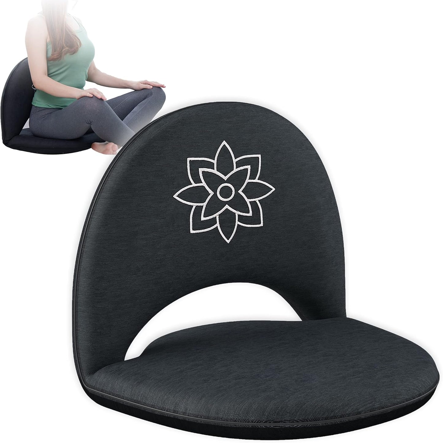 Adjustable Back Support Floor Chair