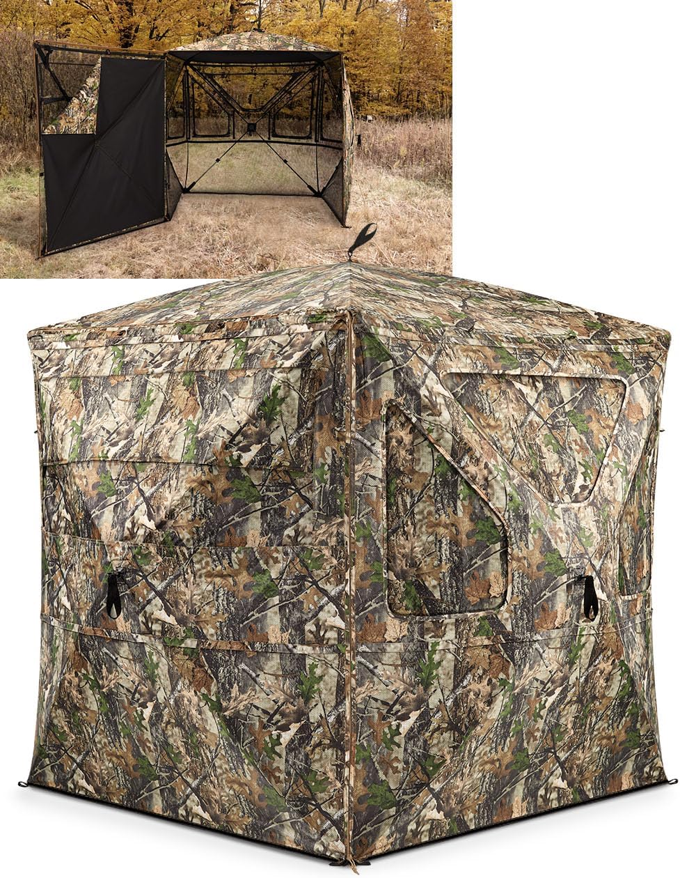TIDEWE Hunting Blind 360 See Through with Silent Swing Door