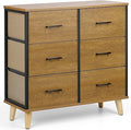 Nicehill Dresser for Bedroom with 6 Drawers and Wooden Top